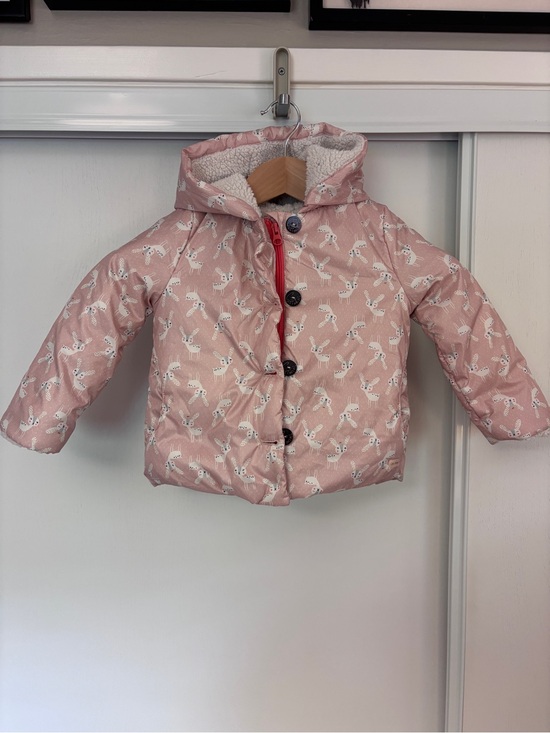 Catimini Other - Catimini Cottagecore Jacket Size 3T Deer Prince Sherpa Lined Ears on Hooded Logo